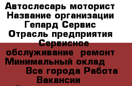 Автослесарь-моторист › Название организации ­ Гепард-Сервис › Отрасль предприятия ­ Сервисное обслуживание, ремонт › Минимальный оклад ­ 80 000 - Все города Работа » Вакансии   . Башкортостан респ.,Караидельский р-н